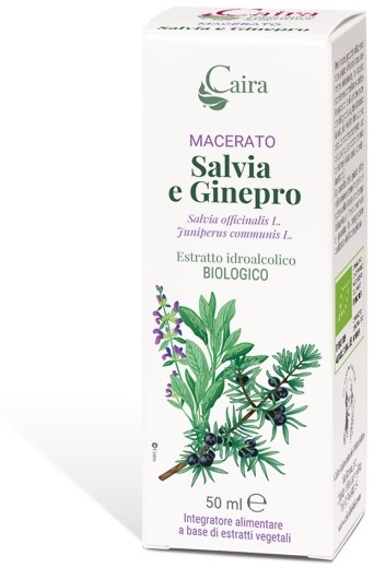 CAIRA SALVIA E GINEPRO MACERATO IDROALCOLICO BIO GOCCE 50 ML - Farmamood
