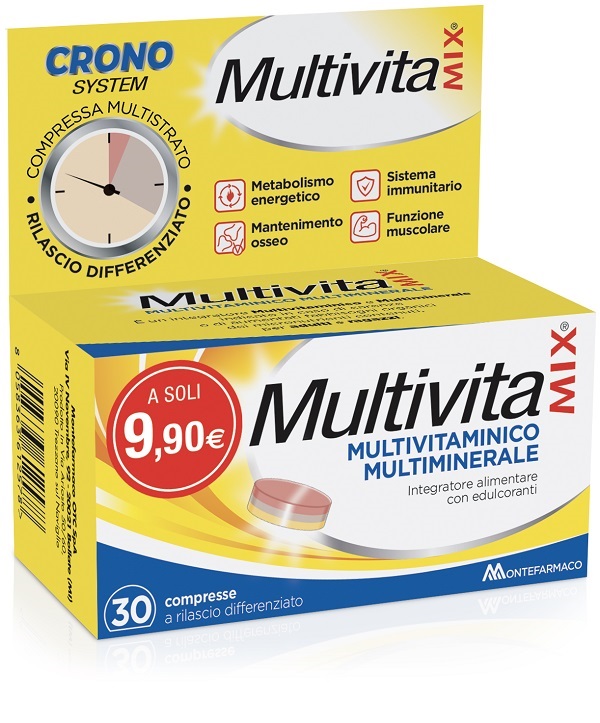MULTIVITAMIX CRONO 30 COMPRESSE - Farmamood