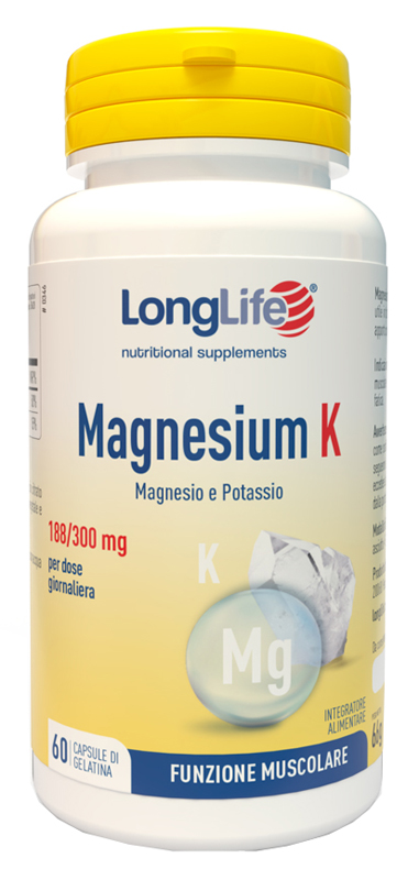 LONGLIFE MAGNESIUM K 60 CAPSULE - Farmamood