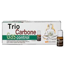 TRIOCARBONE GAS CONTROL 7 FLACONCINI 10 ML - Farmamood