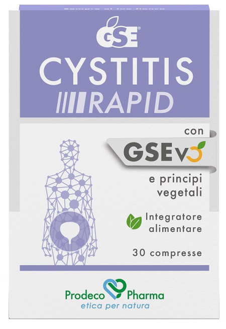 GSE CYSTITIS RAPID 30 COMPRESSE - Farmamood