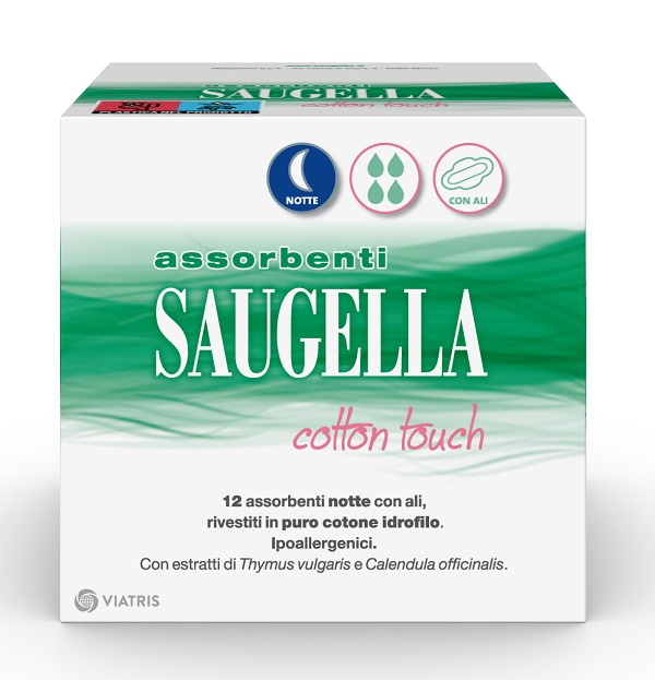 SAUGELLA COTTON TOUCH ASSORBENTI NOTTE 12 PEZZI TAGLIO PREZZO - Farmamood