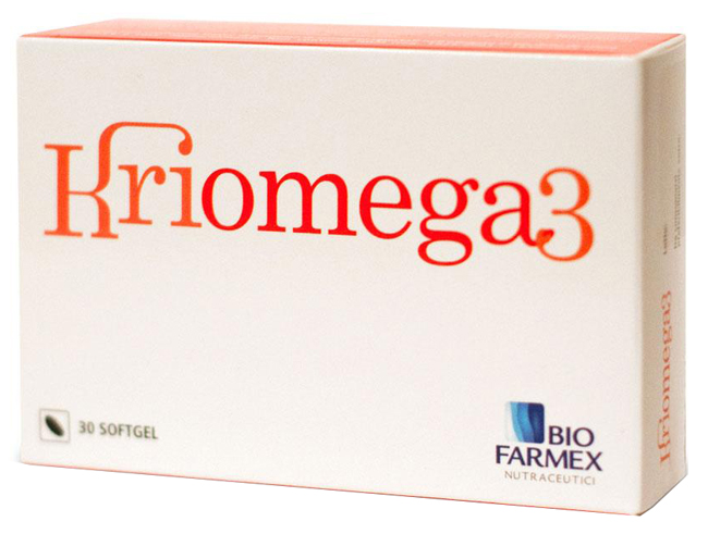 KRIOMEGA 3 30 CAPSULE SOFTGEL - Farmamood