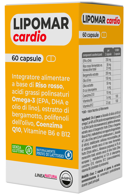 LIPOMAR CARDIO 60 CAPSULE - Farmamood