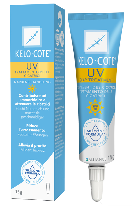 GEL CICATRICI KELO COTE UV SPF30 15 G - Farmamood