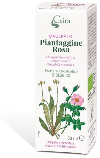 CAIRA PIANTAGGINE ROSA MACERATO IDROALCOLICO GOCCE 50 ML - Farmamood