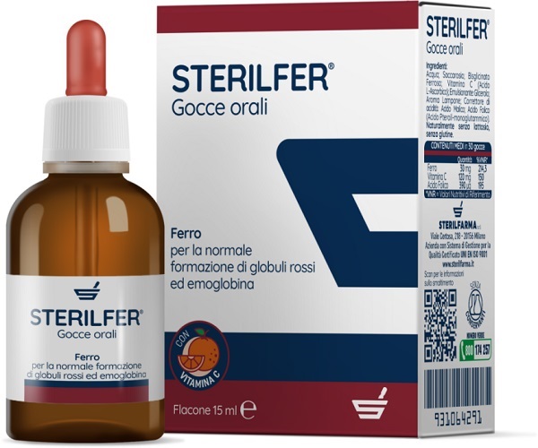 STERILFER GOCCE 15 ML - Farmamood