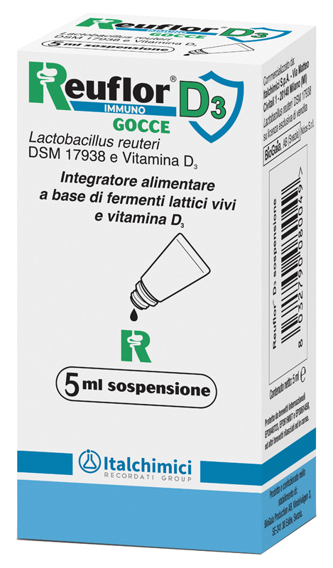 REUFLOR D3 GOCCE 5 ML - Farmamood
