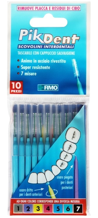 PIKDENT STUZZICOLINO 5 AZZURRO 10 PEZZI - Farmamood