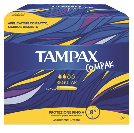 TAMPAX COMPAX REGULAR 24 PEZZI - Farmamood
