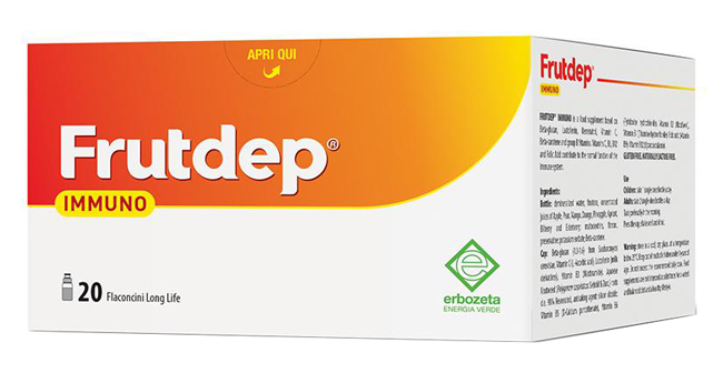 FRUTDEP IMMUNO 20 FLACONCINI 10 ML - Farmamood
