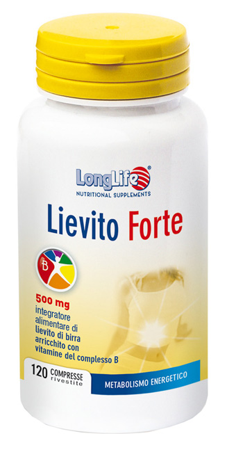 LONGLIFE LIEVITO FORTE 120 COMPRESSE - Farmamood