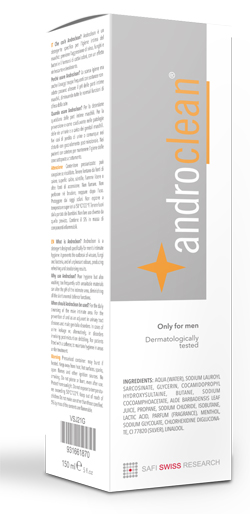 ANDROCLEAN DETERGENTE INTIMO MASCHILE 150ML - Farmamood