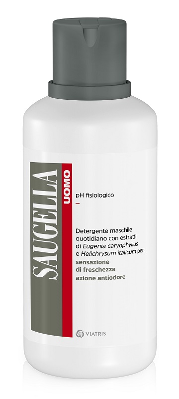 SAUGELLA UOMO PH FISIOLOGICO DETERGENTE MASCHILE 500 ML - Farmamood
