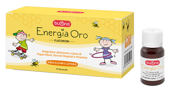 BUONA ENERGIA ORO 10 FLACONCINI DA 10 ML - Farmamood