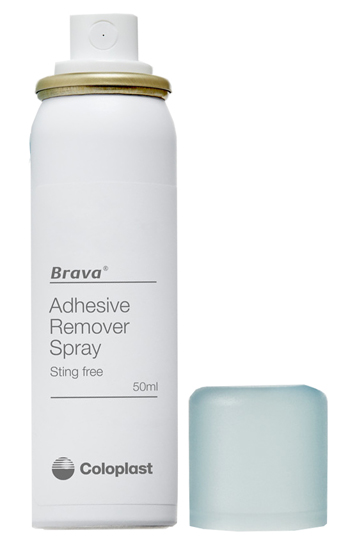 BRAVA SPRAY REMOVER PER DISTACCO DOLCE ADESIVI E DISPOSITIVI PER STOMIA 50 ML - Farmamood