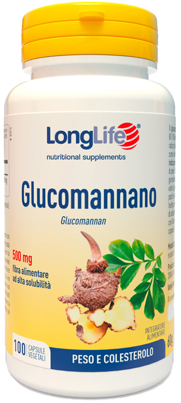 LONGLIFE GLUCOMANNANO 100 CAPSULE VEGETALI - Farmamood