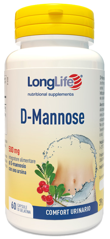 LONGLIFE D-MANNOSE 60 CAPSULE - Farmamood