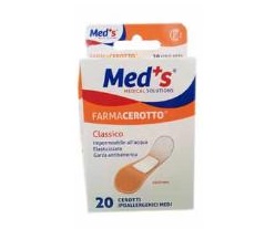 CEROTTO MEDS POLIURETANO IPOALLERGENICO CLASSICO MEDIO 20 PEZZI - Farmamood