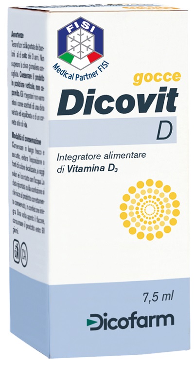 DICOVIT D VITAMINA D3 7,5 ML - Farmamood