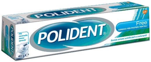 POLIDENT FREE ADESIVO PER PROTESI DENTARIA 40 G - Farmamood