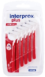 INTERPROX PLUS MINICONICO ROSSO 6 PEZZI - Farmamood