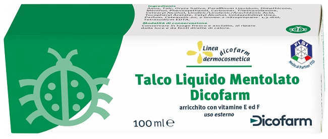 DICOFARM TALCO LIQUIDO MENTOLATO 100 ML - Farmamood