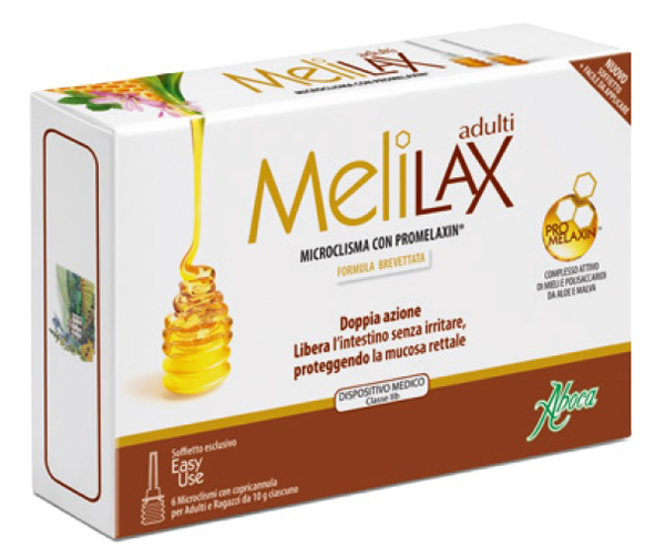 MELILAX ADULTI MICROCLISMI 6 PEZZI 10 G - Farmamood
