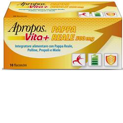 APROPOS VITA+ PAPPA REALE 500 MG 10 FLACONCINI 10 ML - Farmamood