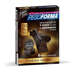 PESOFORMA BARRETTA DOUBLE DARK 6 PASTI 12 X 31 G - Farmamood