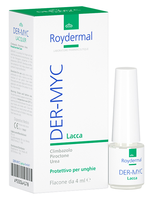 LACCA PROTETTIVA PER UNGHIE DER-MYC FLACONE 4 ML - Farmamood