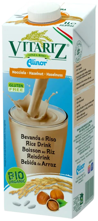 VITARIZ BEVANDA DI RISO E NOCCIOLA BIO 1 LITRO - Farmamood