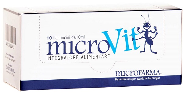 MICROVIT 10 FLACONCINI DA 10 ML - Farmamood