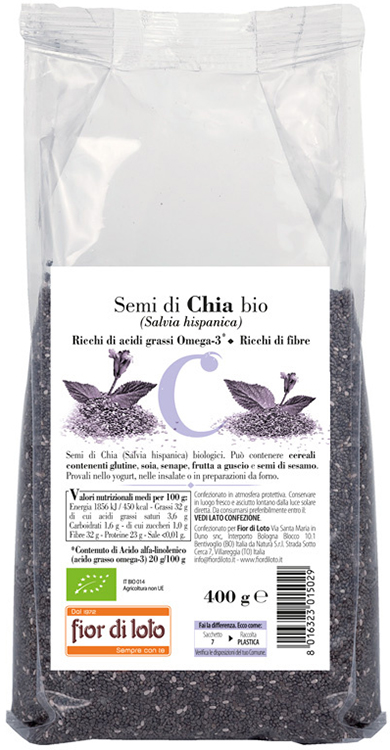 SEMI DI CHIA BIO 400 G - Farmamood