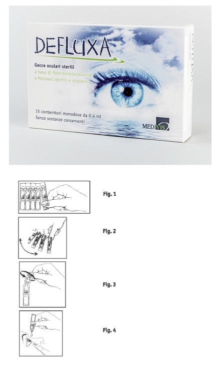 DEFLUXA GOCCE OCULARI 15 CONTENITORI MONODOSE DA 0,4 ML - Farmamood