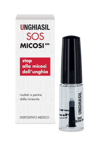 ANTIMICOTICO UNGHIASIL SOS MICOSI IN FLACONE DI VETRO 5 ML CON PENNELLO APPLICATORE + ASTUCCIO - Farmamood