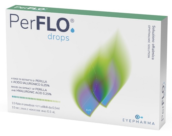 PERFLO DROPS GOCCE OCULARI 10 FIALE MONODOSE - Farmamood