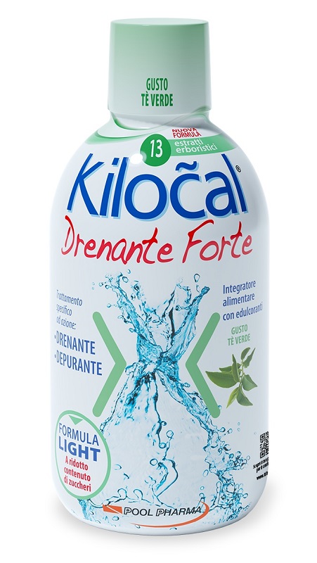 KILOCAL DRENANTE FORTE THE VERDE 500 ML - Farmamood