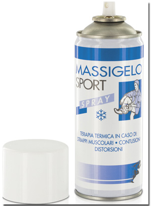 GHIACCIO ISTANTANEO MASSIGELO SPORT BOMBOLETTA SPRAY 400ML - Farmamood
