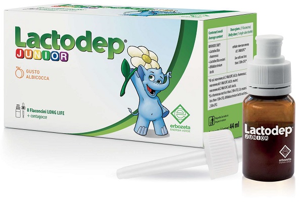 LACTODEP JUNIOR 8 FLACONCINI X 5,5 ML - Farmamood