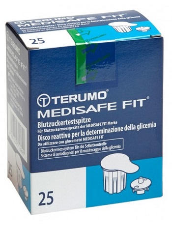 DISCO PER LA DETERMINAZIONE DELLA GLICEMIA MEDISAFE FIT 25 PEZZI - Farmamood