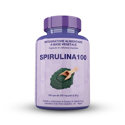 SPIRULINA100 100 CAPSULE 35 GRAMMI - Farmamood
