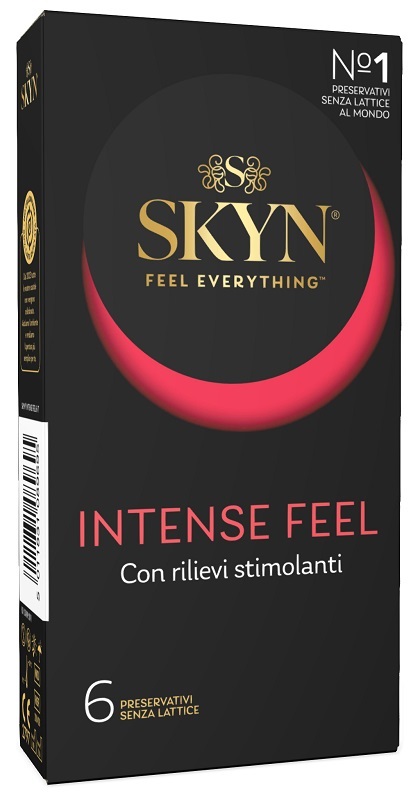PROFILATTICO ANSELL AKUEL SKYN INTENSE FEEL B 6 PEZZI - Farmamood