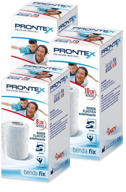 BENDA ELASTICA PRONTEX FIX AUTOFISSANTE 12 CM DI ALTEZZA PER4 METRI IN ESTENSIONE 1 PEZZO - Farmamood