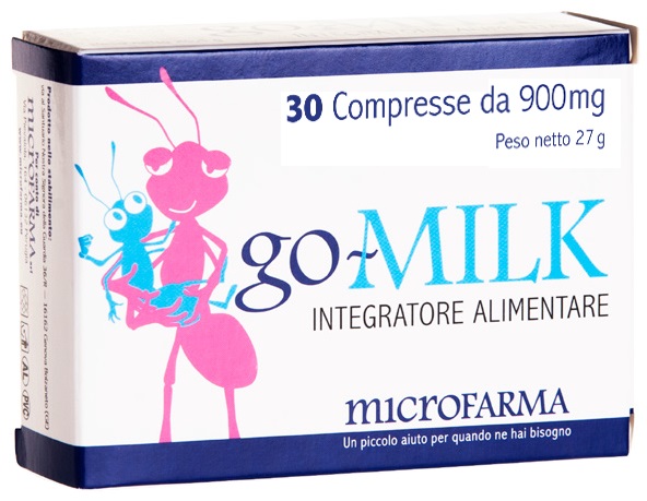 GO-MILK 30 COMPRESSE - Farmamood