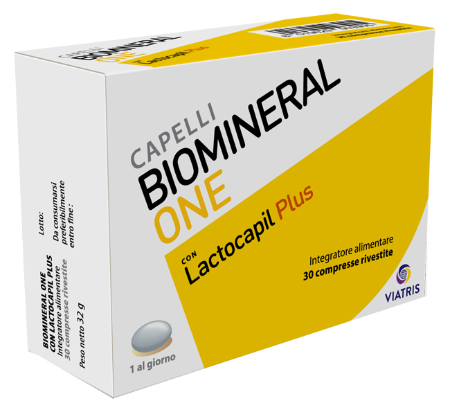 BIOMINERAL ONE LACTOCAPIL PLUS 30 COMPRESSE - Farmamood