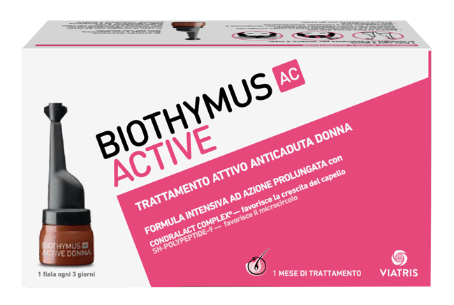 BIOTHYMUS AC ACTIVE TRATTAMENTO ATTIVO ANTICADUTA DONNA 10 FIALE - Farmamood
