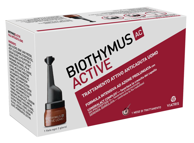 BIOTHYMUS AC ACTIVE TRATTAMENTO ATTIVO ANTICADUTA UOMO 10 FIALE 3,5 ML - Farmamood
