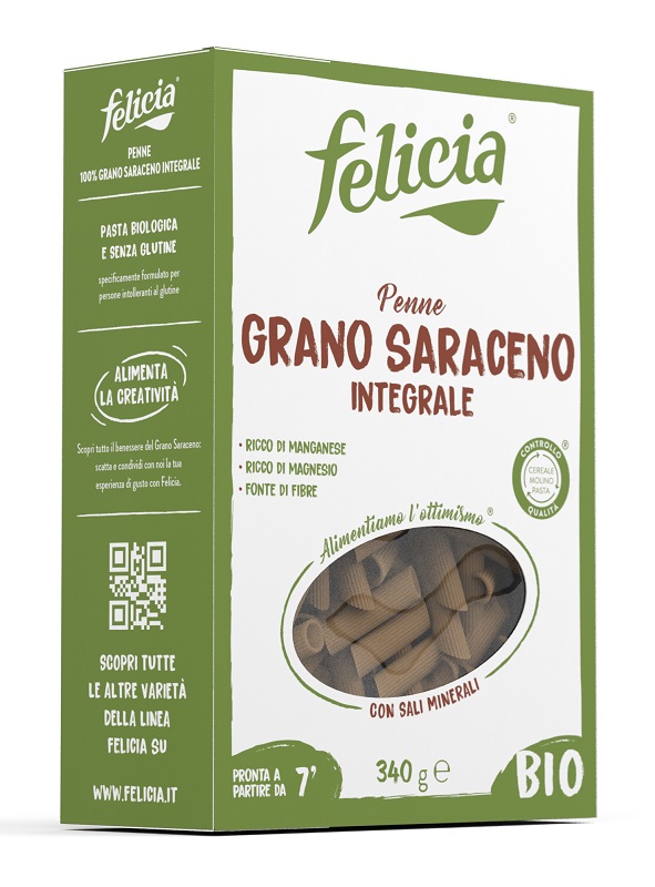 FELICIA BIO SARACENO PENNE 340 G - Farmamood