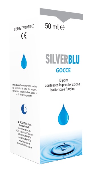 SILVER BLU GOCCE 50 ML - Farmamood